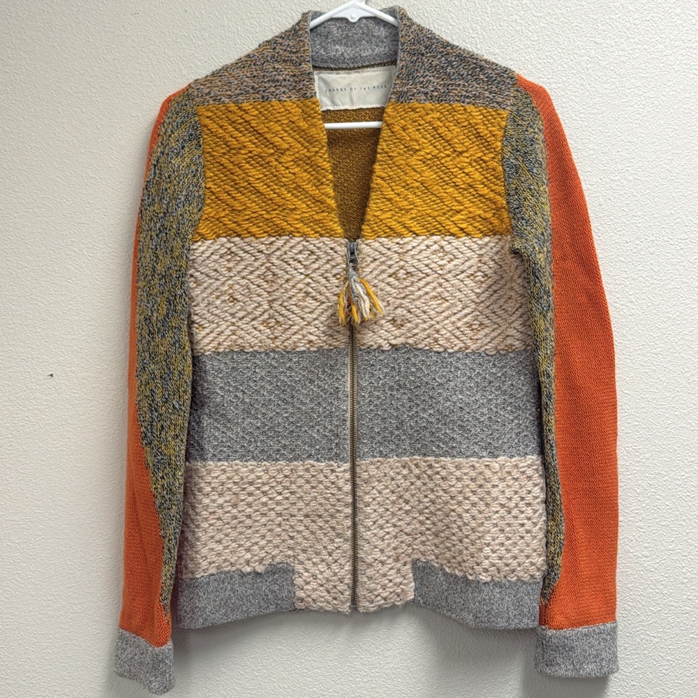 Anthropologie Change of the Moon Zip Cardigan - Picture 3 of 15